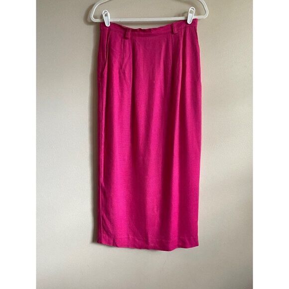 Sharon Young Dresses & Skirts - Vintage Sharon Young Sportswear long bright‎ pink skirt 6 womens